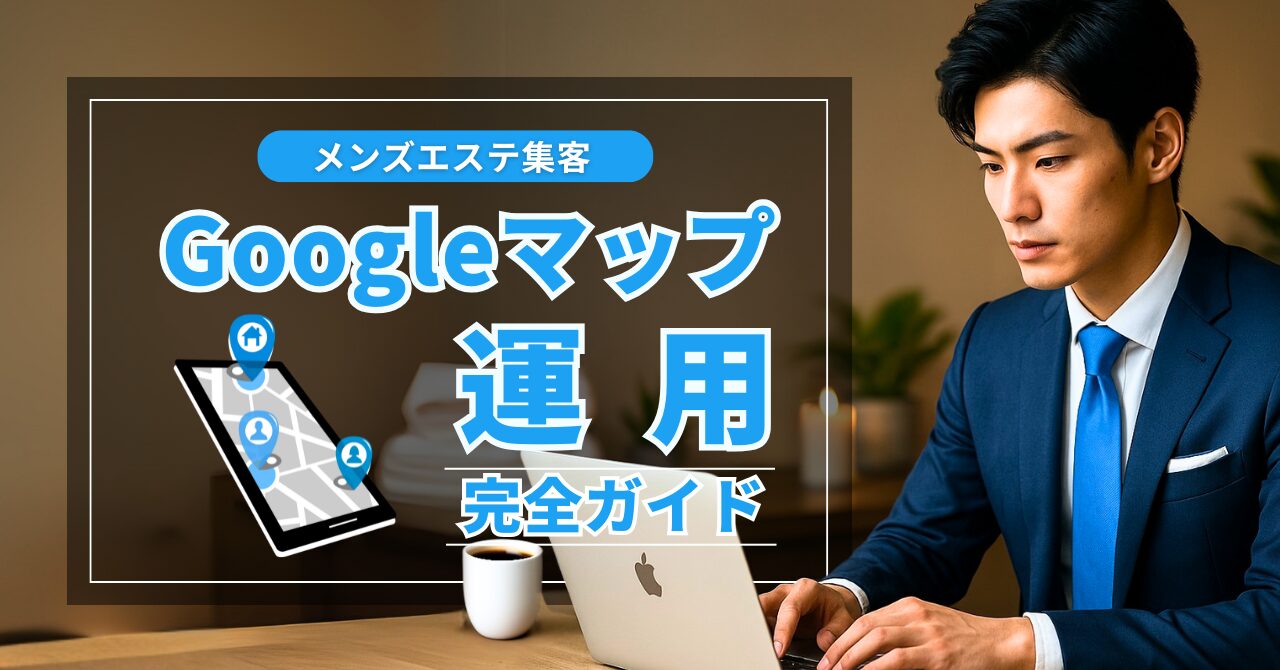 メンズエステの集客に効く！Googleマップ運用完全ガイド