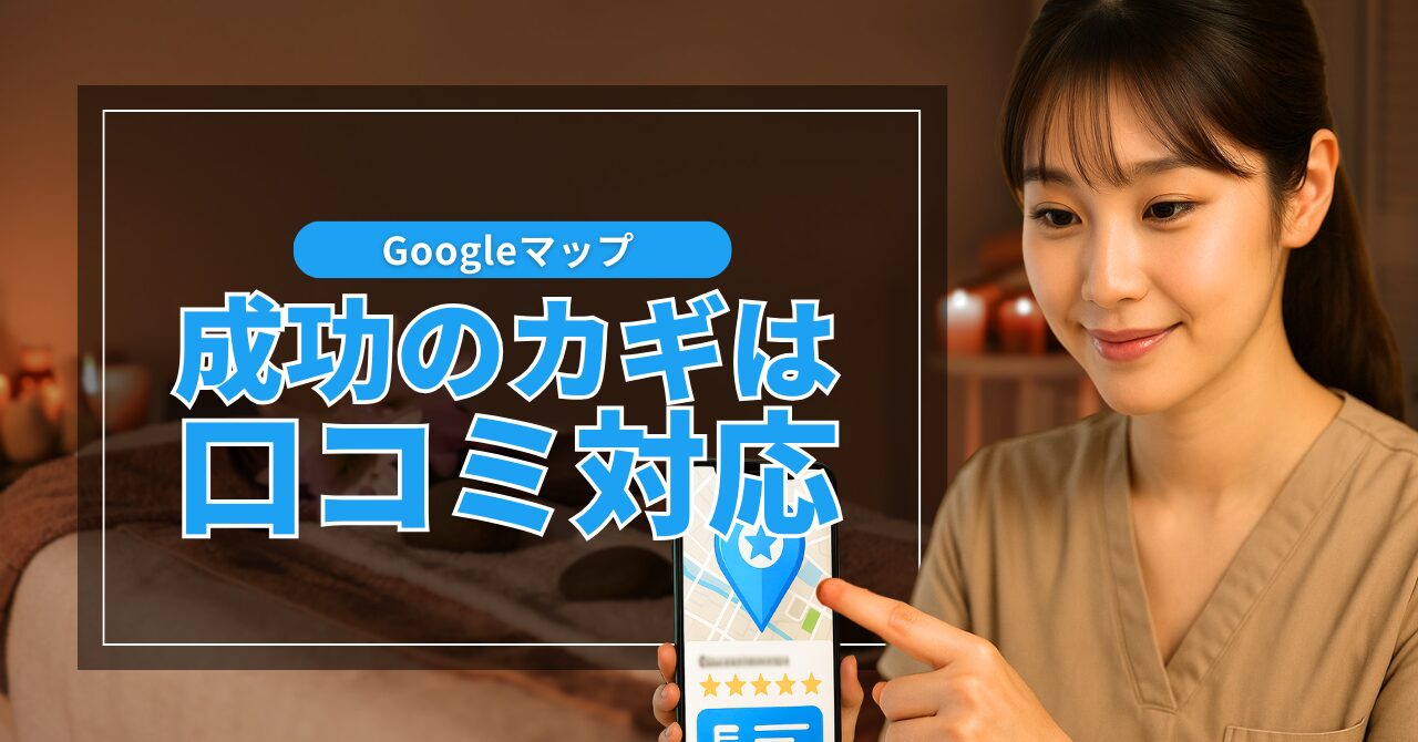Googleマップでメンエス集客が快適に！成功の鍵は“口コミ対応”