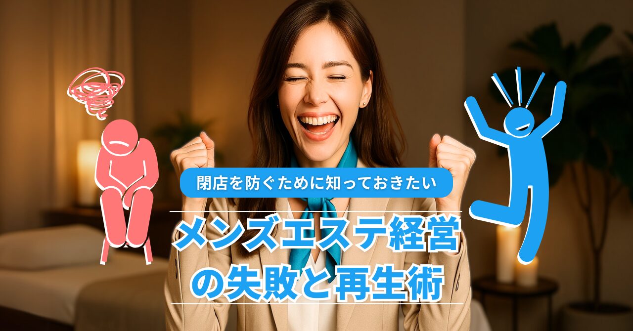 メンズエステ経営の失敗と再生術：閉店を防ぐために知っておきたい5つの盲点